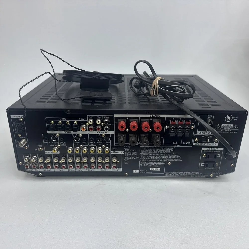 Sony STR-DE935 AV Receiver Dolby Digital/DTS Serial 8866068